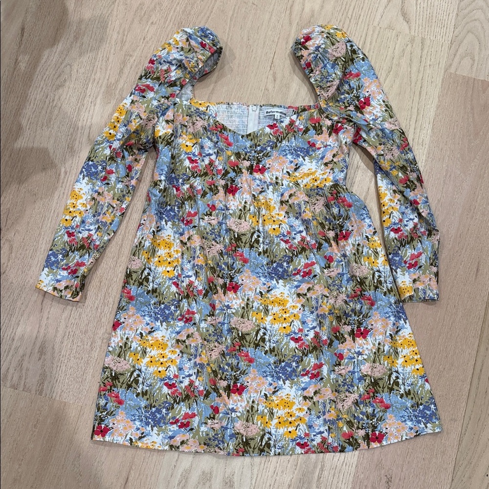 Reformation Multicolor Floral Dress